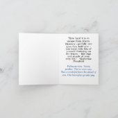 QUOTE OVER BEWEGING EN GEZEGDE GOODBYS KAART (Binnen)