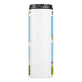 Quote Pig - Piggy Out op Koelheid Thermosbeker (Achterkant)