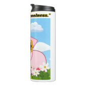 Quote Pig - Piggy Out op Koelheid Thermosbeker (Geroteerd rechts)