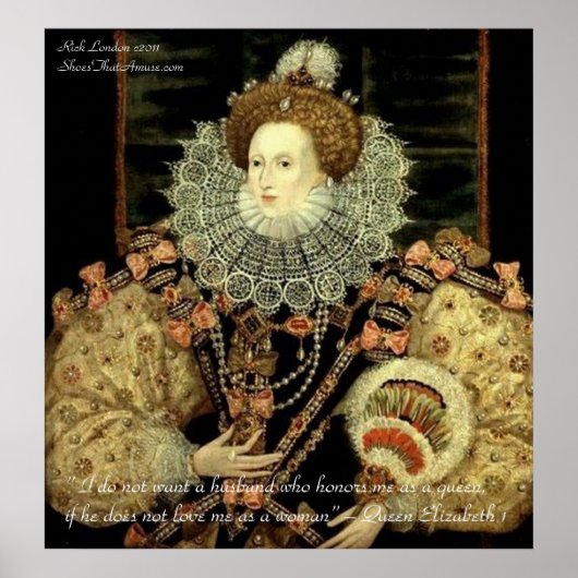 Quote Posters koningin Elizabeth 1 Love/Honor Love (Voorkant)