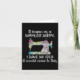 Quote Quilt Hobby Graphic T voor Gezegde-naaigerin Kaart