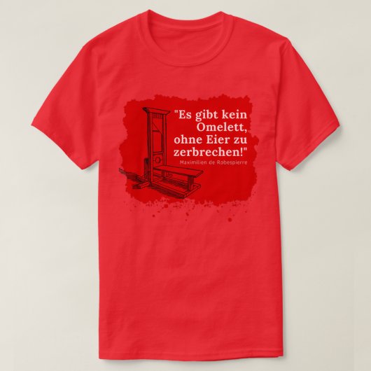 Quote Robespierre T-shirt (Design voorkant)