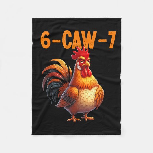Quote Rooster 67 Meme Funny Chicken Humor  Fleece Deken (Voorkant)