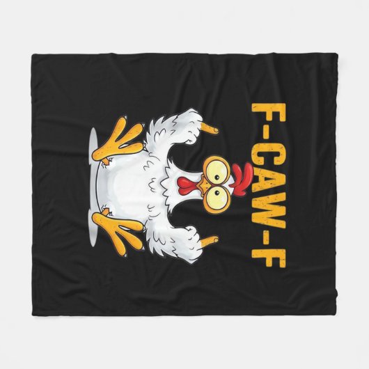 Quote Rooster Meme Classic Fleece Deken (Voorkant (Horizontaal))