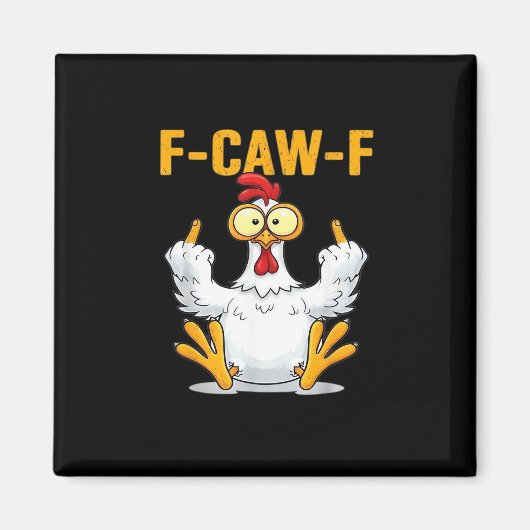 Quote Rooster Meme Classic Magneet (Voorkant)