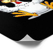 Quote Rooster Meme Classic Poster (Hoek)