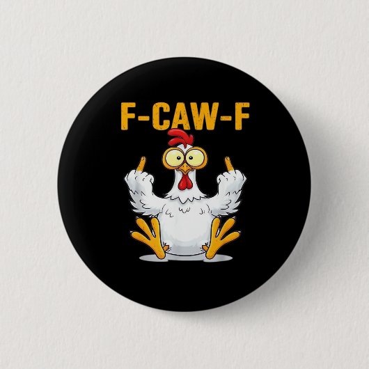 Quote Rooster Meme Classic Ronde Button 5,7 Cm (Voorkant)