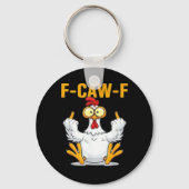 Quote Rooster Meme Classic Sleutelhanger (Voorkant)