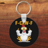 Quote Rooster Meme Classic Sleutelhanger (Voorkant)