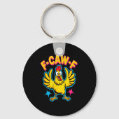 Quote Rooster Meme Sleutelhanger (Voorkant)