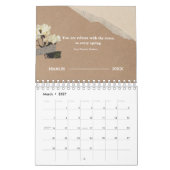 Quote Scrapbook stijl 2025  Kalender (Mar 2027)