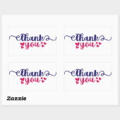 Quote-Sticker voor kleine bedrijven Rechthoekige Sticker (Vel)