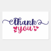 Quote-Sticker voor kleine bedrijven Rechthoekige Sticker (Voorkant)