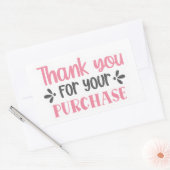 Quote-Sticker voor kleine bedrijven Rechthoekige Sticker (Envelop)