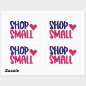 Quote-Sticker voor kleine bedrijven Rechthoekige Sticker (Vel)