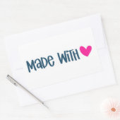 Quote-Sticker voor kleine bedrijven Rechthoekige Sticker (Envelop)