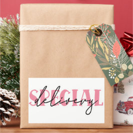 Quote-Sticker voor kleine bedrijven Rechthoekige Sticker