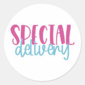 Quote-Sticker voor kleine bedrijven Ronde Sticker (Voorkant)