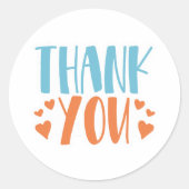 Quote-Sticker voor kleine bedrijven Ronde Sticker (Voorkant)