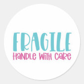 Quote-Sticker voor kleine bedrijven Ronde Sticker (Voorkant)