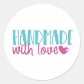 Quote-Sticker voor kleine bedrijven Ronde Sticker (Voorkant)