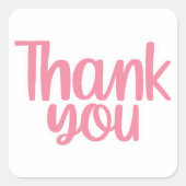 Quote-Sticker voor kleine bedrijven Vierkante Sticker (Voorkant)