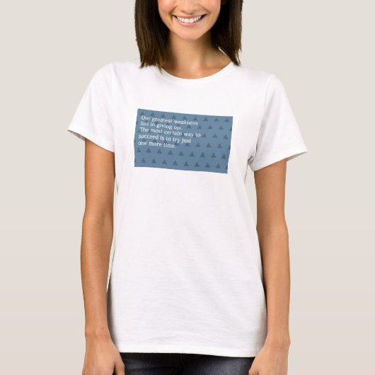 quote t-shirt (Voorkant)