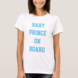 Quote t shirt baby prinses aan boord