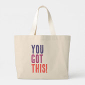 Quote Tee - Best gift for her  Grote Tote Bag (Achterkant)