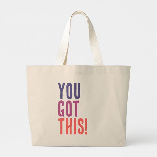 Quote Tee - Best gift for her  Grote Tote Bag (Achterkant)