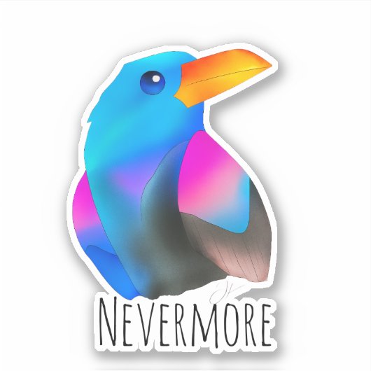 Quote the Raven Sticker (Voorkant)