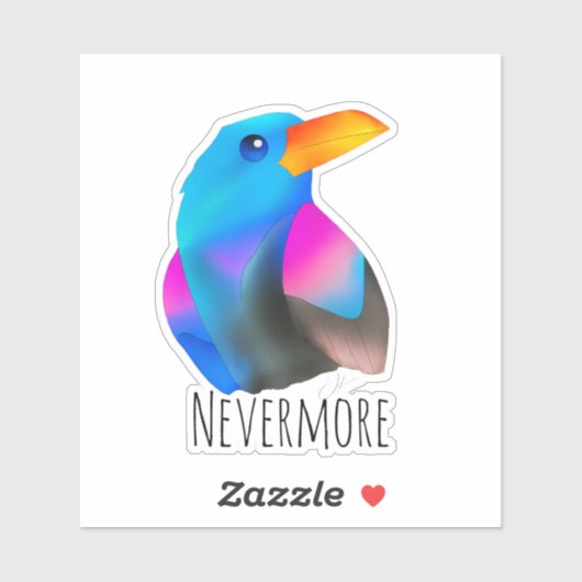 Quote the Raven Sticker (Vel)
