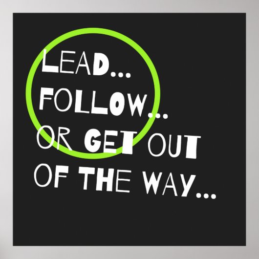 Quote Typografie Poster (Voorkant)