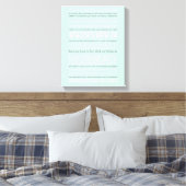 Quote van "Captain Corelli's Mandolin" Canvas Afdruk (Insitu (Slaapkamer))