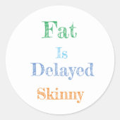 Quote van de dag Sticker (Voorkant)