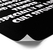 Quote van de Definitie van de gelijke betekenis Poster (Hoek)