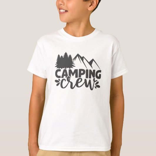 Quote voor Camping Crew Adventure Mountains T-shirt (Voorkant)