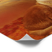 Quote voor harde tijden, moed en kracht poster (Hoek)