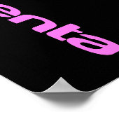 Quote voor hoge Mode hiel Poster (Hoek)