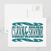 Quote voor Inspirerend herstel reinigen en servere Briefkaart (Voorkant / Achterkant)