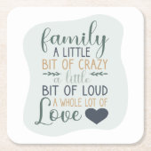 Quote voor Letterige kleurenbewerkbare reeks Kartonnen Onderzetters (Voorkant)