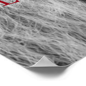 Quote voor Motivatie leiderschap van Black & White Poster (Hoek)