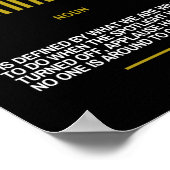 Quote voor tekendefinitie poster (Hoek)