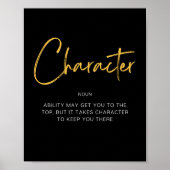 Quote voor tekens samenvoegen poster (Voorkant)