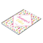 Quote voor Tropische Pineapple Pattern Notitieboek (Linkerzijde)