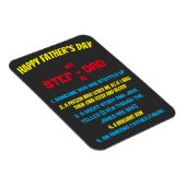 Quote voor vaderdag Stap Pap Magneet (Rechterzijde)