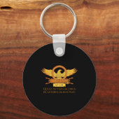 Quote - Wat we doen in het leven Eccue SS Schattig Sleutelhanger (Voorkant)