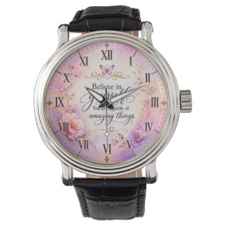 Quote Watch Design | Feminine Custom Timepiece Gif Horloge