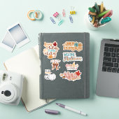 Quote Welkom Herfst Seizoen set van 7 Sticker (iPad Cover)