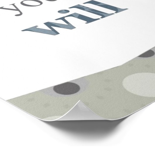 Quotemandkunst voor kleuterkamers en kinder kamers poster (Hoek)